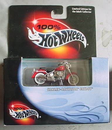 ホットウィール マテル ミニカー ホットウイール Hot Wheels 100 Harley Davidson Fatboy Motorcycleホットウィール マテル ミニカー ホットウイール