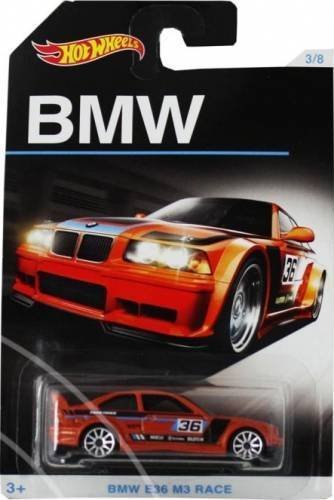 ホットウィール Hot Wheels BMW誕生100周年記念モデル BMW E36 M3レース 3/8 ビークル ミニカー