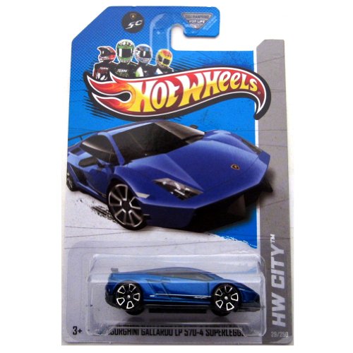 ホットウィール Hot Wheels ランボルギーニ・ガヤルド LP 570-4 スーパーレッジェーラ HWシティ 29/250 ブルー Lamborghini ビークル ミニカー