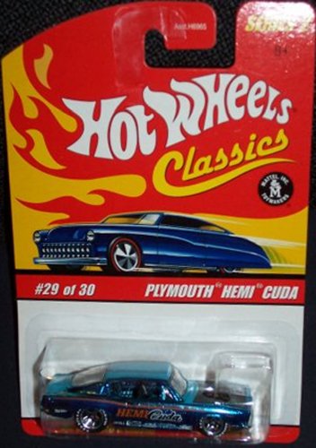 ホットウィール Hot Wheels クラシックス シリーズ2 プリムス・バラクーダ 29/30 ブルー スペシャルペイント ビークル ミニカー