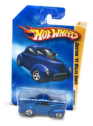 ホットウィール マテル ミニカー ホットウイール Hot Wheels 2009 New Models Blue Custom 41 Willy 039 s Coupe 1:64 Scaleホットウィール マテル ミニカー ホットウイール