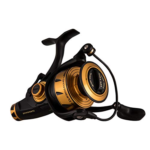 ꡼ ڥ Penn ƻ եå PENN Spinfisher VI Live Liner Spinning Surf/Nearshore Fishing Reel, HT-100 Front Drag, Max of 30lb | 13.6kg, Built with Carbon Fiber Washers, Black Gold꡼ ڥ Penn ƻ եå