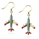 気まぐれなかわいい プレゼント クリスマス ピアス アメリカ Whimsical Gifts Flight Attendant Charm Earrings (...