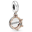 パンドラ ブレスレット チャーム アクセサリー ブランド Pandora Jewelry Queen & Regal Crown Dangle Charm - Queen Jewelry Charm for Pandora Charm Bracelets - Perfect for Holiday, Anniversary, or Birthdパンドラ ブレスレット チャーム アクセサリー ブランド