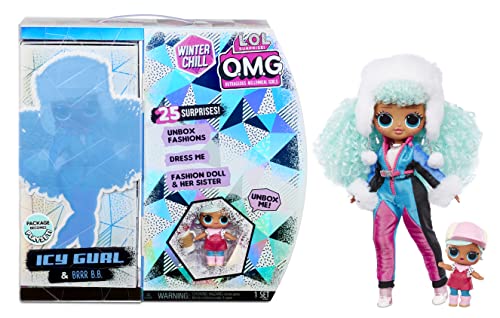エルオーエルサプライズ 人形 ドール L.O.L. Surprise! O.M.G. Winter Chill ICY Gurl Fashion Doll & Brrr B.B. Doll with 25 Surprises (570240)エルオーエルサプライズ 人形 ドール