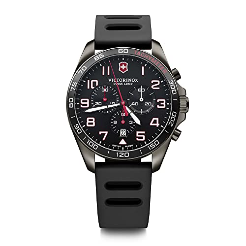 腕時計 ビクトリノックス スイス メンズ Victorinox Swiss Army 241889 Men 039 s Fieldforce Sport Chrono Watch, Black腕時計 ビクトリノックス スイス メンズ