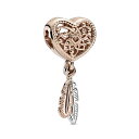 パンドラ ブレスレット チャーム アクセサリー ブランド Pandora Dreamcatcher Rose and Sterling Silver Charm, No Gift Boxパンドラ ブレスレット チャーム アクセサリー ブランド