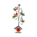 エネスコ Enesco 置物 インテリア 海外モデル アメリカ Enesco Jim Shore Heartwood Birds on Holiday Slei...