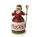 エネスコ Enesco 置物 インテリア 海外モデル アメリカ Enesco Jim Shore Heartwood Creek Santa with Pipe...