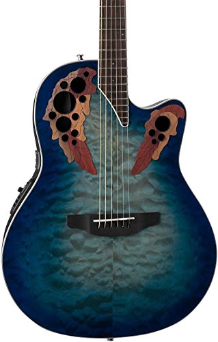 ١ ƥå ľ͢ Ovation Celebrity Collection 6 String Acoustic-Electric Guitar, Right, Multicolor, Super Shallow Body (CE48P-RG)١ ƥå ľ͢