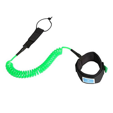 サーフィン リーシュコード マリンスポーツ 【送料無料】OCEANBROAD 10' Coiled Leash for Paddle Board Surfboard SUP Leash Leg Rope with Adjustable Thigh Ankle Cuffサーフィン リーシュコード マリンスポーツ