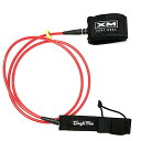 サーフィン リーシュコード マリンスポーツ XM SURF MORE Regular 6ft Surfboard Leash with Tangle Free ...