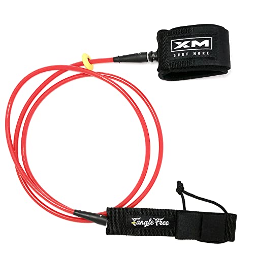 サーフィン リーシュコード マリンスポーツ XM SURF MORE Regular 7ft Surfboard Leash with Tangle Fr..