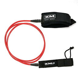 サーフィン リーシュコード マリンスポーツ XM SURF MORE Knee/Calf Surfboard Leash 8ft., Regular Cord Thickness (.270 in.), Choose Length and Color, Key Pocket, Unbreakable Swivels, Detachable Railsaver, Made in サーフィン リーシュコード マリンスポーツ