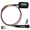 サーフィン リーシュコード マリンスポーツ XM SURF MORE Comp 10ft Surfboard Leash with Tangle Free Up...