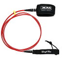 サーフィン リーシュコード マリンスポーツ XM SURF MORE Comp 7ft Surfboard Leash with Tangle Free Upg...