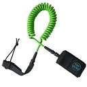 サーフィン リーシュコード マリンスポーツ UPSURF 11ft 8mm SUP Ankle Leash Surfboard Coiled Stand UP Paddle Board TPU Accessories (Green)サーフィン リーシュコード マリンスポーツ