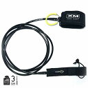 サーフィン リーシュコード マリンスポーツ XM SURF MORE Big Wave 12ft Surfboard Leash with Power Clip...