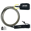 サーフィン リーシュコード マリンスポーツ XM SURF MORE Big Wave 9ft Surfboard Leash with Power Clip ...
