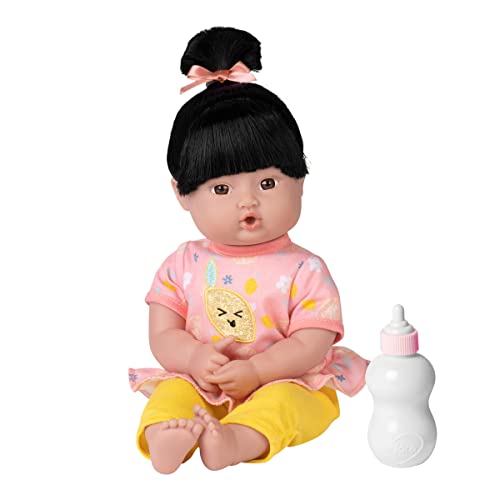 アドラ 赤ちゃん人形 ベビー人形 リアル Adora Playtime Baby Doll Bright Citrus, 13 inch Asian Soft Doll, Best Gift for Age 1+アドラ 赤ちゃん人形 ベビー人形 リアル