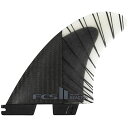 サーフィン フィン マリンスポーツ FCS II Reactor Performance Core Carbon Tri Fin Set - Black/Cha...