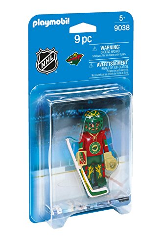 プレイモービル ブロック 組み立て 知育玩具 ドイツ Playmobil NHL Minnesota Wild Goalie Figureプレイモービル ブロック 組み立て 知育玩具 ドイツ