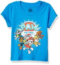 パウパトロール 子供服 半袖Tシャツ 12M 日本サイズ80相当 フレンチブルー 複数キャラクター キッズ ファッション 男の子 女の子