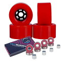 EB[ ^C XP{[ XP[g{[h COf Cal 7 90mm 78A Cruiser Skateboard Wheels, Longboard Flywheel (Solid Red)EB[ ^C XP{[ XP[g{[h COf