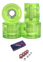 ウィール タイヤ スケボー スケートボード 海外モデル Cal 7 70mm Longboard Skateboard Wheels + ABEC 7 Bear...