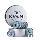 ベアリング スケボー スケートボード 海外モデル 直輸入 KVENI Ceramic Skateboard Bearings, Premium 608rs Ba...