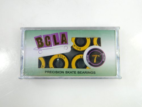 ベアリング スケボー スケートボード 海外モデル 直輸入 BCLA ABEC 7 Mutiple Color 8mm Precision Skateboard Longboard Bearings (Yellow)ベアリング スケボー スケートボード 海外モデル 直輸入