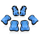 ブッシュ スケボー スケートボード 海外モデル 直輸入 Kids/Youth Knee Pad Elbow Pads Guards Protective Gear Set for Roller Skates Cycling BMX Bike Skateboard Inline Skatings Scooter Riding Sports (Blackブッシュ スケボー スケートボード 海外モデル 直輸入