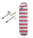ブッシュ スケボー スケートボード 海外モデル 直輸入 Sk8ology Skateboard Display Kit (Tube) ? No Drill Bi...