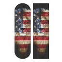 fbLe[v Obve[v XP{[ XP[g{[h COf YYZZH American Flag Lion King Animal in Dark United States Patriot Design Skateboard Grip Tape 9