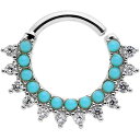 ボディキャンディー ボディピアス アメリカ 日本未発売 ウォレット Body Candy 16G Plated Brass Septum Jewelry Ros...