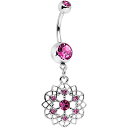 ボディキャンディー ボディピアス アメリカ 日本未発売 ウォレット Body Candy Steel Pink Accent Celtic Twist Flow...