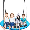 ジャングルジム ブランコ 屋内・屋外遊び 幼児 小学生 Homde Flying Saucer Swing 60 Inch 880lb Anti-Fade Tr...