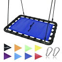 ジャングルジム ブランコ 屋内・屋外遊び 幼児 小学生 Giant Platform Tree Swing, 700 lb Weight Capacity, D...