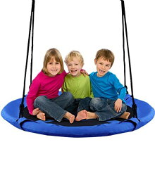 ジャングルジム ブランコ 屋内・屋外遊び 幼児 小学生 Costzon 40’’ Flying Saucer Tree Swing, Safe and Sturdy Swing for Children W/Easy Assembly, Adjustable Ropes, Ideal for Park Backyard, Playgroundジャングルジム ブランコ 屋内・屋外遊び 幼児 小学生