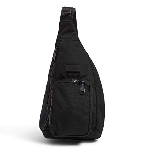 Fubh[ xubh[ AJ t_B}CA~ { Vera Bradley Women's Recycled Lighten Up Reactive Mini Sling Backpack, Black, One SizeFubh[ xubh[ AJ t_B}CA~ {
