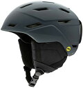 Xm[{[h EB^[X|[c COf [bpf AJf SMITH Mission MIPS Snow Helmet in Matte Charcoal, Size LargeXm[{[h EB^[X|[c COf [bpf AJf