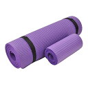 ヨガマット フィットネス Fitvids All Purpose 1/2-Inch Extra Thick High Density Anti-Tear Exe...