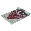 ヨガマット フィットネス Gaiam Yoga Mat Premium Print Reversible Extra Thick Non Slip Exerci...