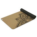 ヨガマット フィットネス Gaiam Cork Yoga Mat | Natural, sustainable cork print design stops ...