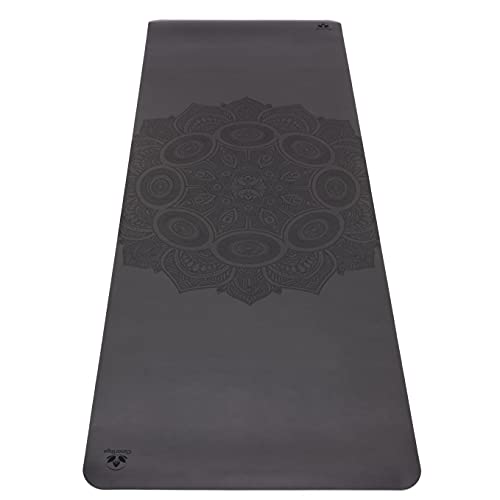 ヨガマット フィットネス Premium Clever Yoga Mat - Extra Long Yoga Mat Suitable For All Yoga Types - Workout Mat For Home Or On The Go - Includes Our Perfect Fit Mat Bag - Grayヨガマット フィットネス