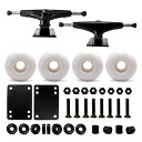 ウィール タイヤ スケボー スケートボード 海外モデル VJ 5.25 139mm Skateboard Trucks (Black), Skateboard ...