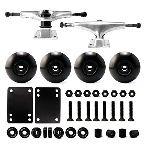   ܡ ȥܡ ǥ VJ 5.25 139mm Skateboard Trucks (Silver), Skateboard Wheels 54mm, Skateboard Bearings, Skateboard Pads, Skateboard Hardware 1.25