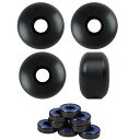 ウィール タイヤ スケボー スケートボード 海外モデル Skateboard Wheels with ABEC 7 Bearings and Spacers (...
