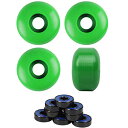 ウィール タイヤ スケボー スケートボード 海外モデル TGM Skateboards 58mm Blank Skateboard Wheels + ABEC 7 Bearings Spacers (Green)ウィール タイヤ スケボー スケートボード 海外モデル