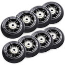 EB[ ^C XP{[ XP[g{[h COf TOBWOLF 8 Pack 70mm 82A Indoor Inline Skate Replacement Wheels, Indoor Skating Wheels with ABEC-7 Bearings, Luggage Wheels, Training Wheels for ScooEB[ ^C XP{[ XP[g{[h COf